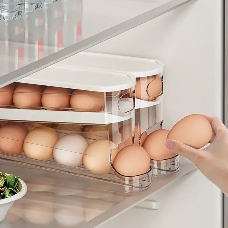 Automatic Rolling Egg Rack Holder