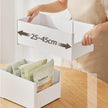 2 PCS Expandable Plastic Storage Box