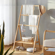 Foldable Wooden Clothes Rack