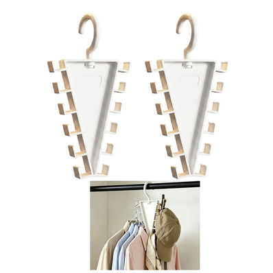 2/4/8Pcs V-Shape Hanger Organizer