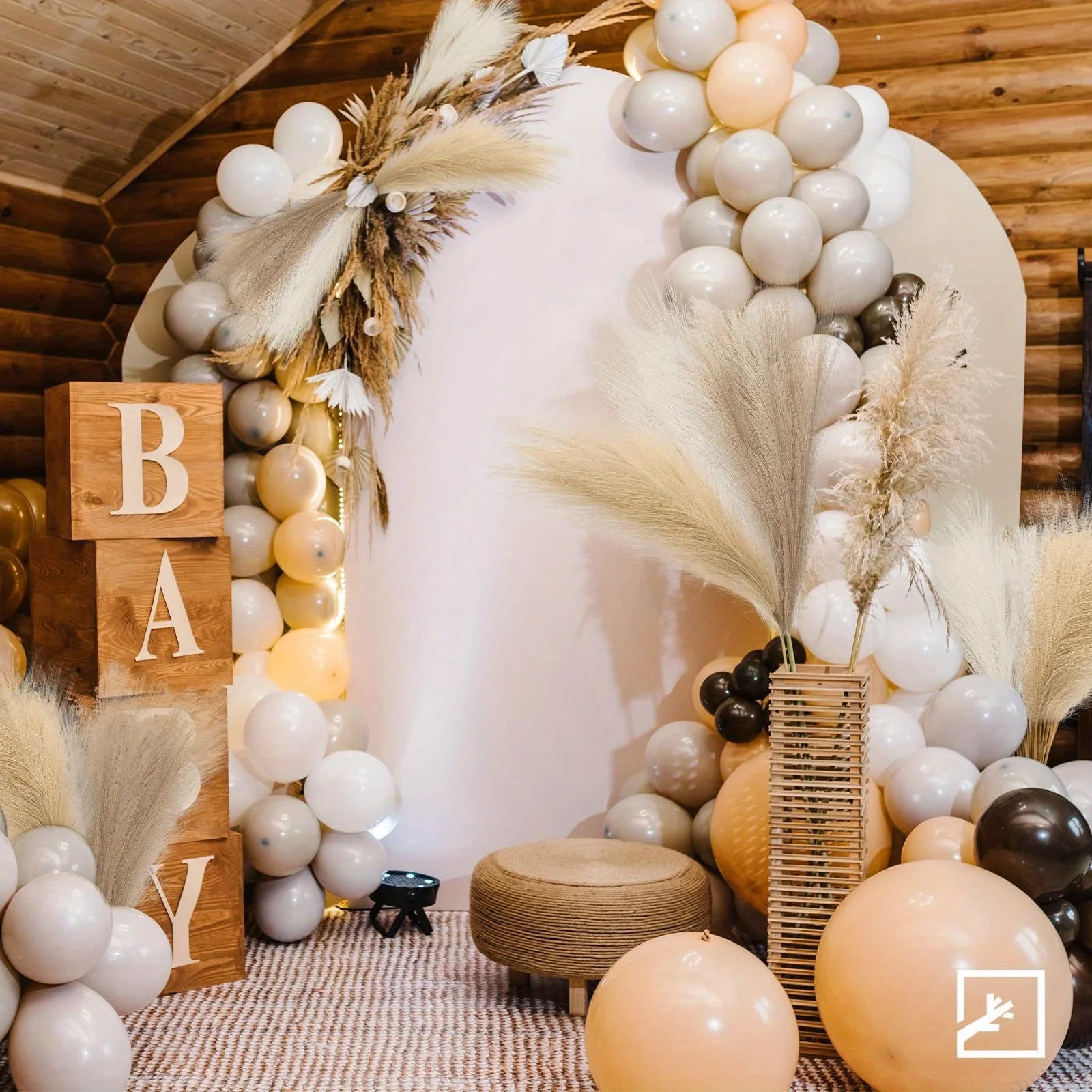 Artificial Pampas Grass Set