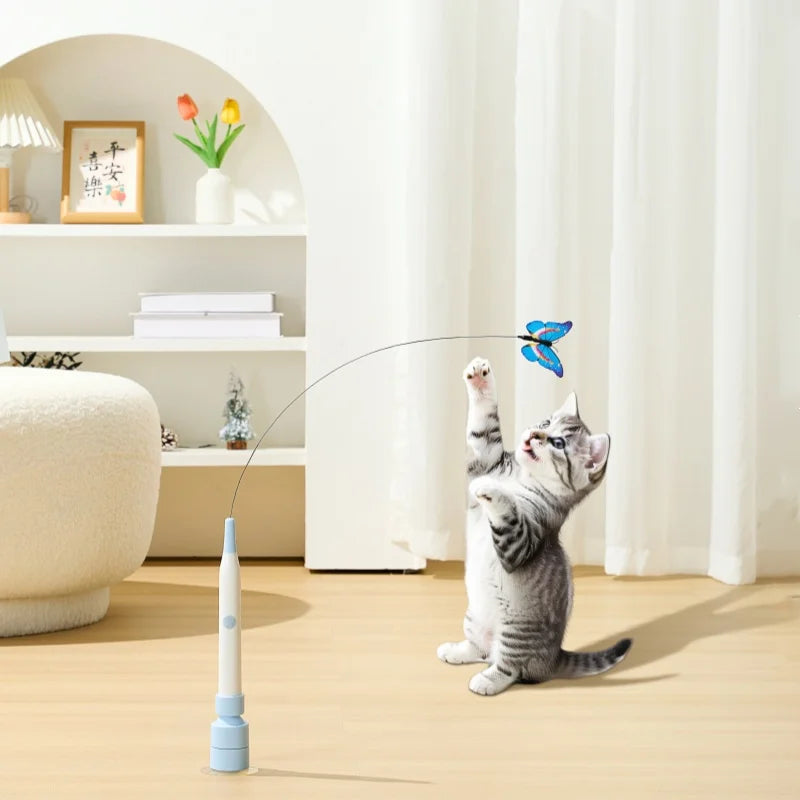 Flying Butterfly Cat Toy