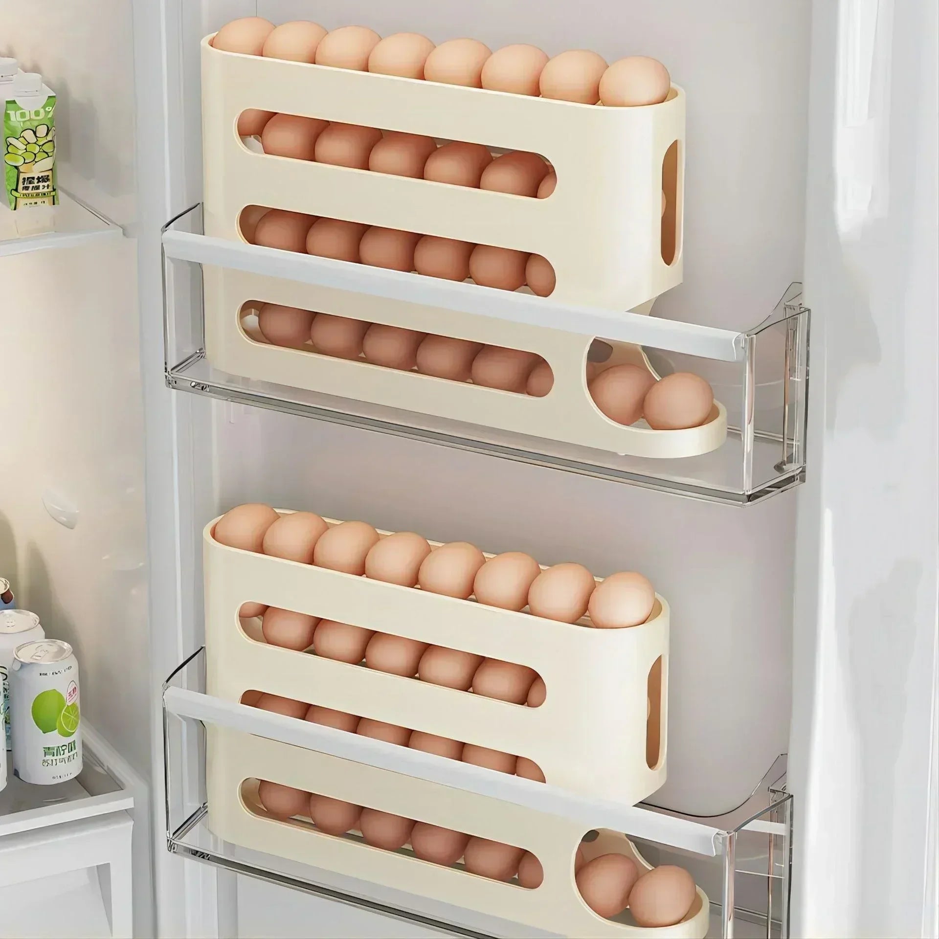 Automatic Rolling Egg Rack Holder