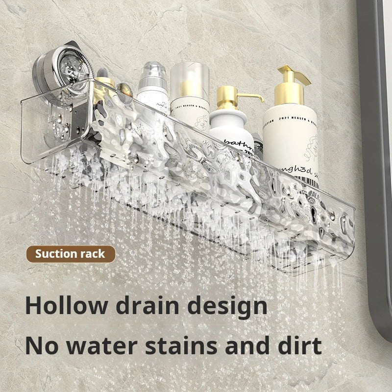 Ripple Suction Cup Bathroom Organizer