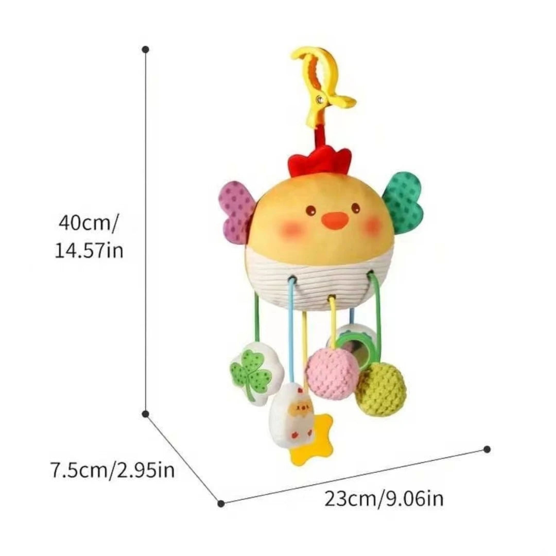 Plush Baby Crab Hanging Stroller & Crib Toy