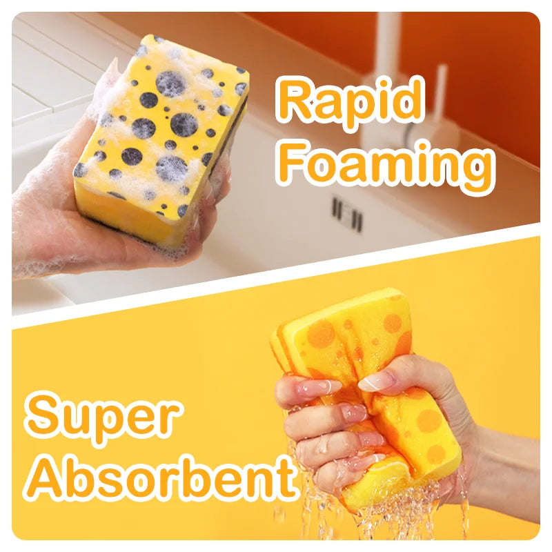 3PCS Double-Sided Scrub Sponge 3PCS