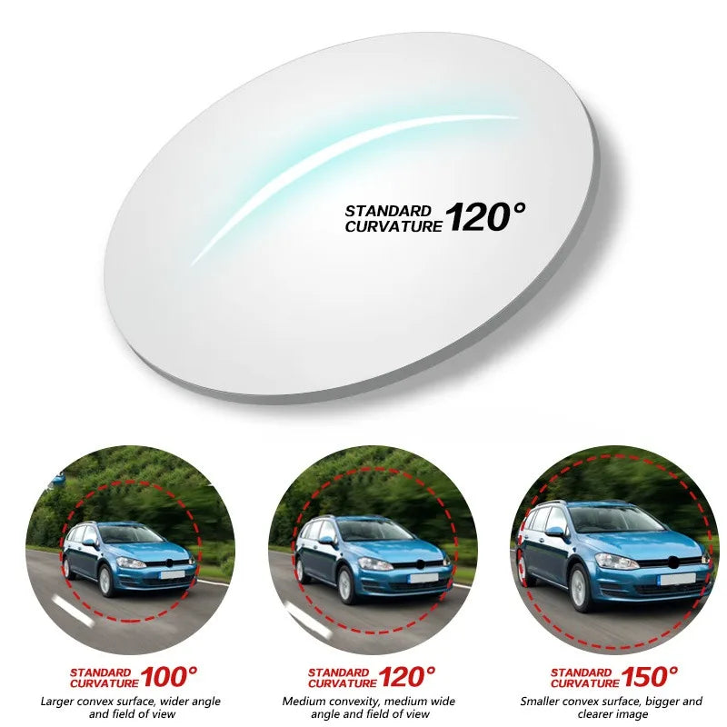 2Pcs 360° Adjustable Blind Spot Mirror
