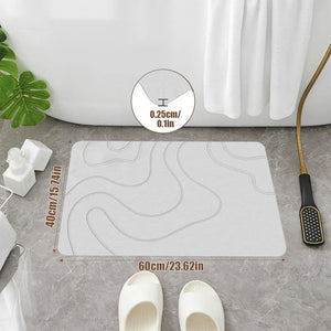 Quick Drying Stone Bath Mat