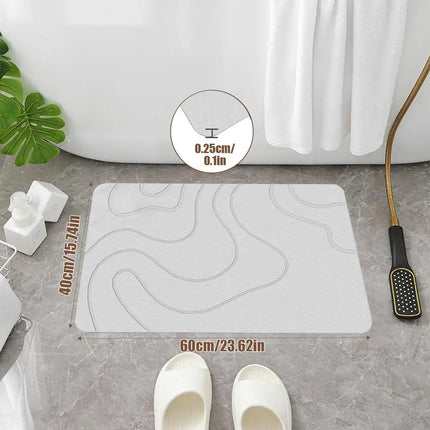 Quick Drying Stone Bath Mat