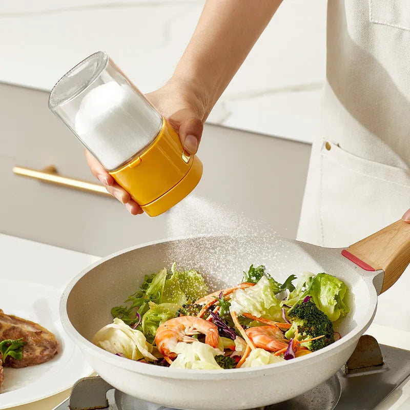 Adjustable Glass Seasoning Jar