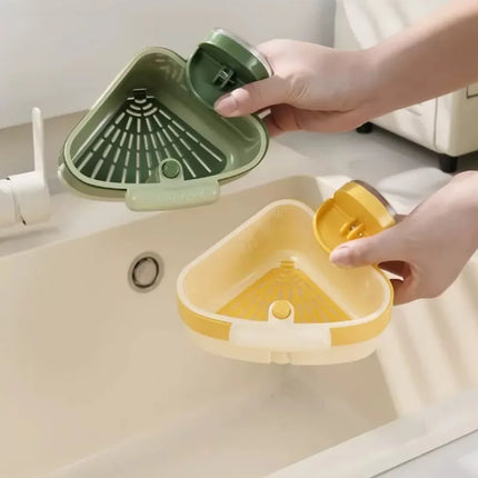 Corner Kitchen Sink Strainer Basket