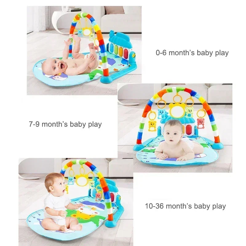 Baby Gym Play Mat with Music and Lights