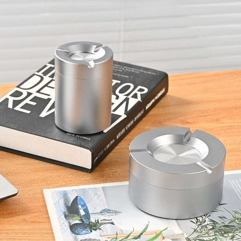Premium Rotating Ashtray with Lid