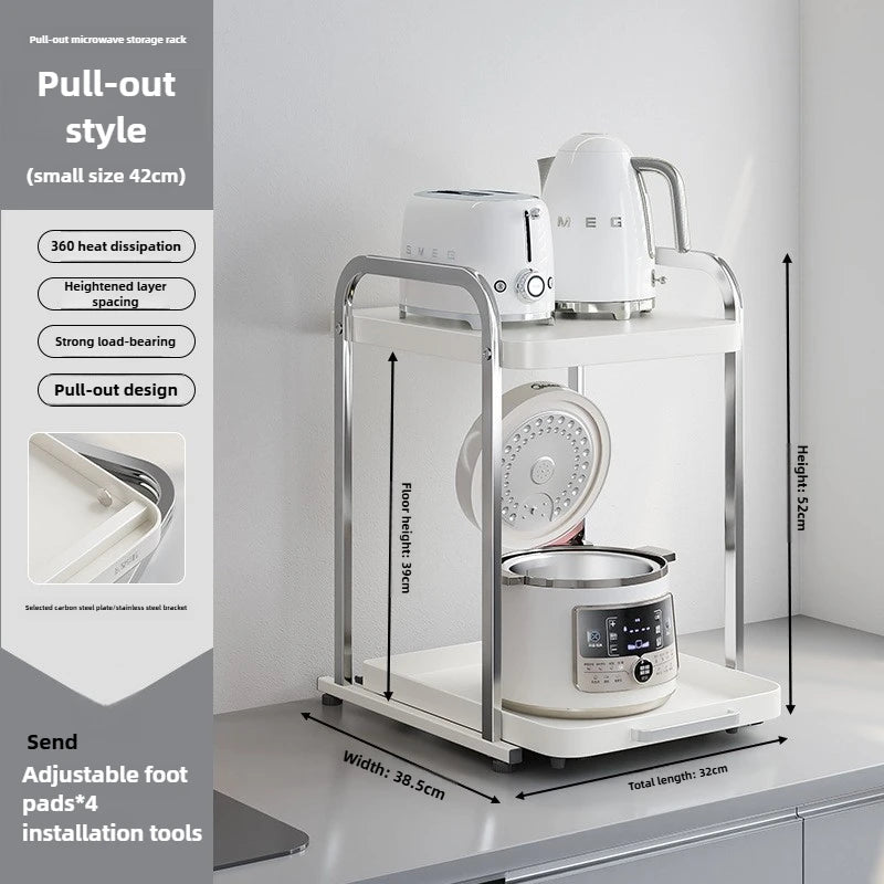 2-Tier Microwave Oven Rack