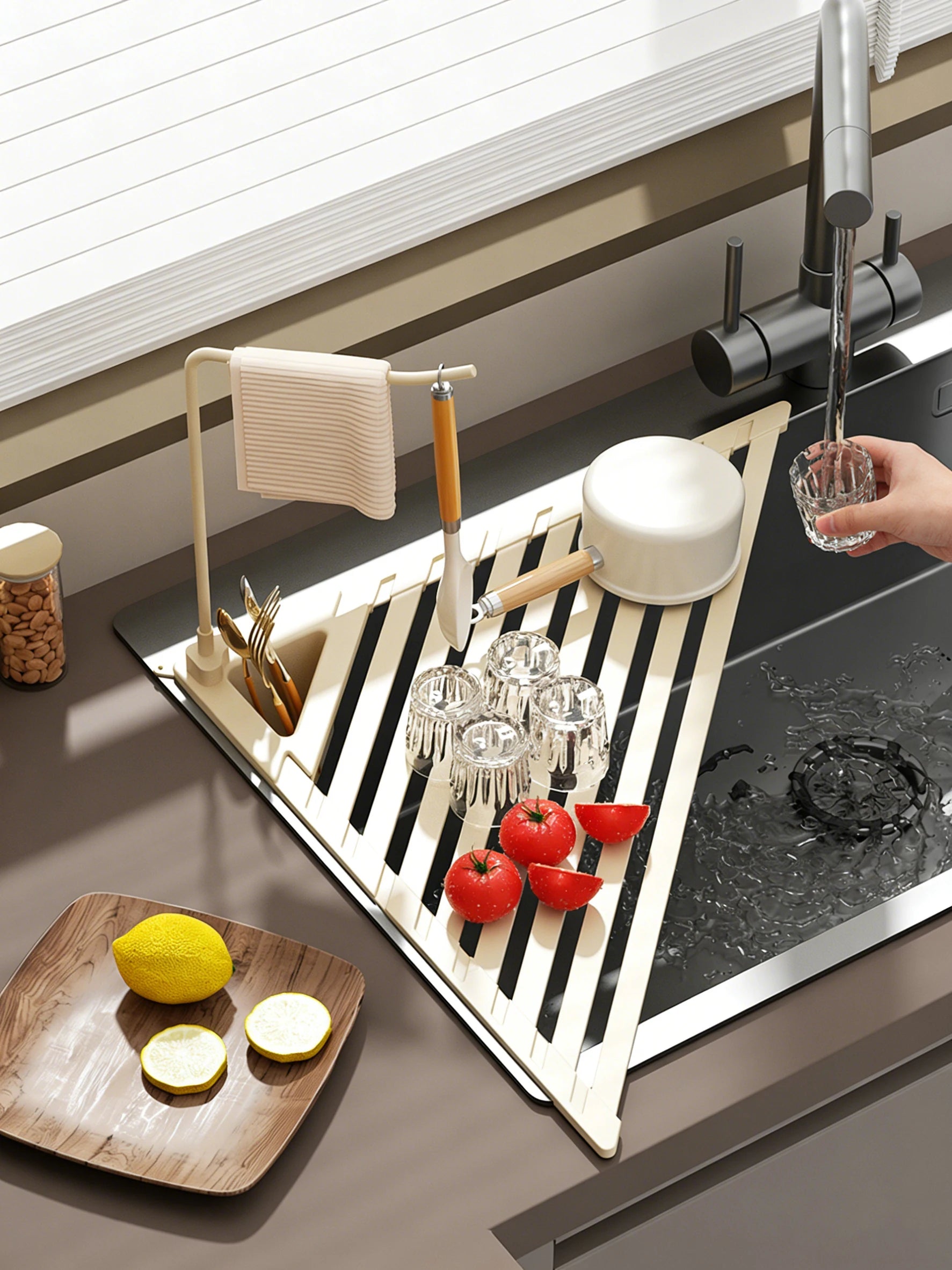 Foldable Drain Rack