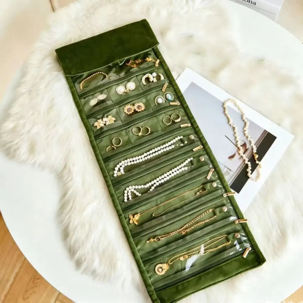 Roll-Up Jewelry Organizer Bag