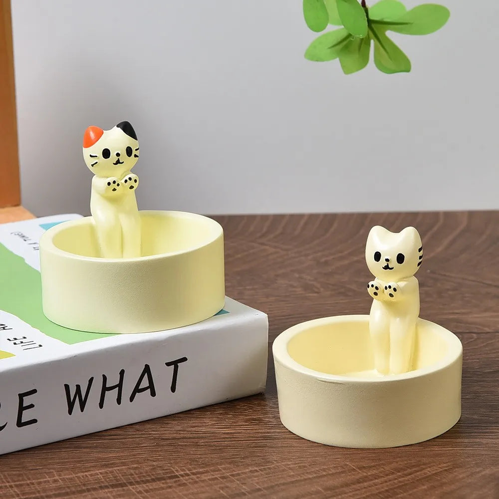 Cute Cat Candle Holder