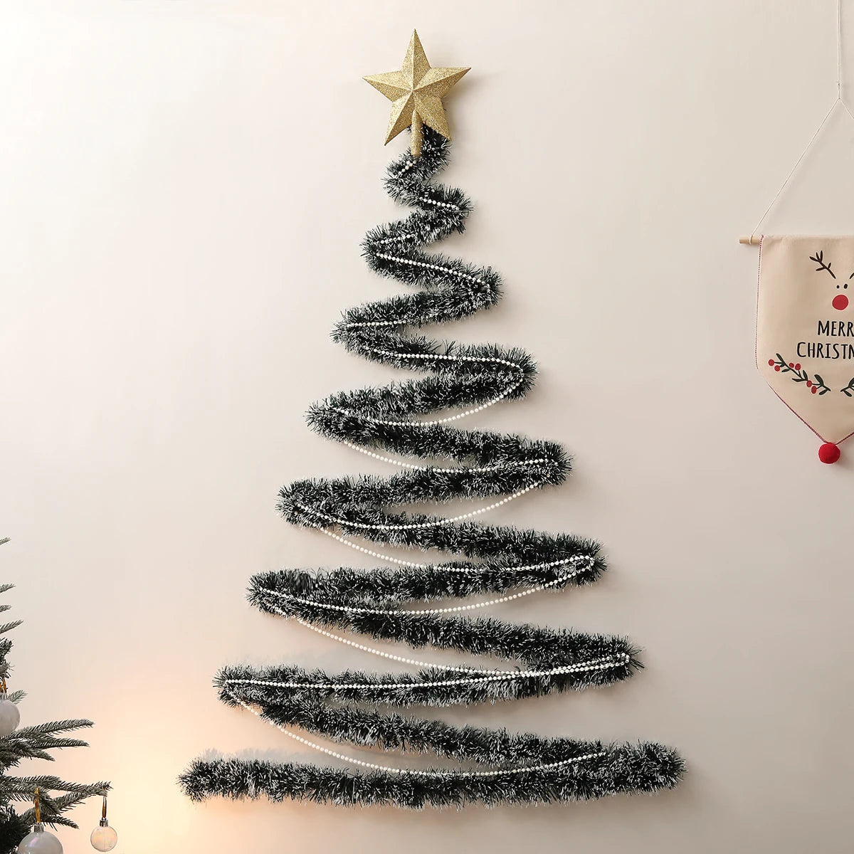 Flocked Christmas Tree