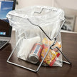 Collapsible Stainless Steel Garbage Bag Holde