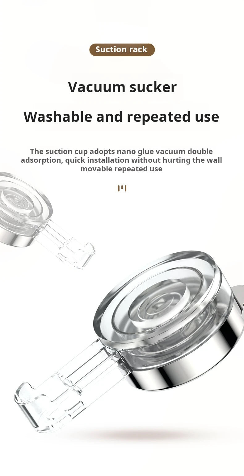 Ripple Suction Cup Bathroom Organizer