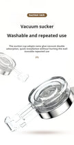 Ripple Suction Cup Bathroom Organizer