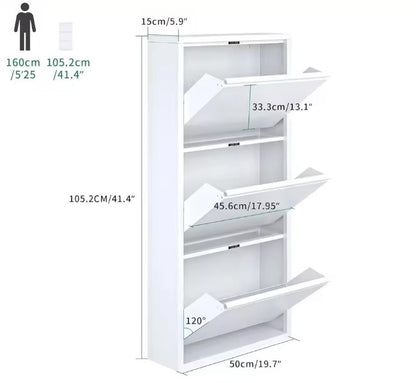 Narrow Hallway Shoe Cabinet