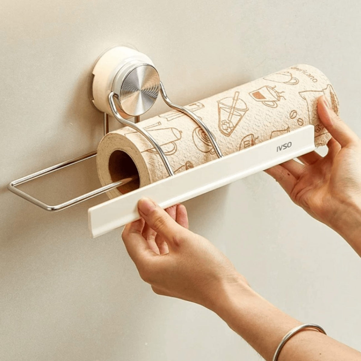 Suction Cup Paper Towel Holder
