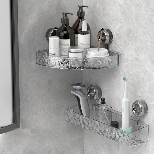 Ripple Suction Cup Bathroom Organizer